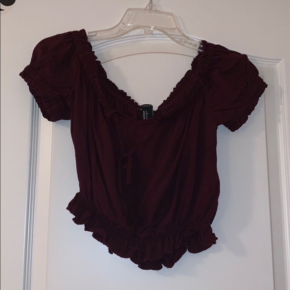 Off the shoulder shirt